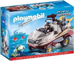 Playmobil City Action 9364 - Auto Anfibia dei Malviventi, dai 4 anni