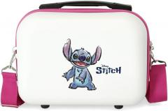 BEAUTY RIGIDO DA VIAGGIO DISNEY STITCH bianco