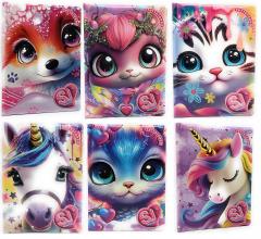 DIARIO AGENDA SCUOLA datato 2025/2026 SEVEN SJ GANG ANIMALI GIRL