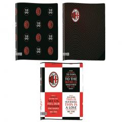 5 Quadernoni Quaderni maxi A/4 SEVEN /MILAN - Rigatura C
