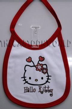 Bavaglio Bavetta Disney - SANRIO - HELLO KITTY - rosso