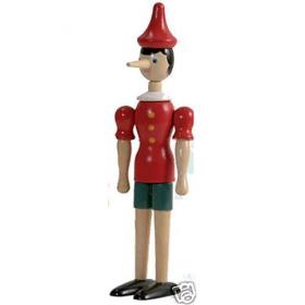 STATUA IN LEGNO DISNEY PINOCCHIO 40 CM