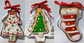 Decorazione Natalizia per Albero di natale - in FIMO - ALBERO di Natale Calza