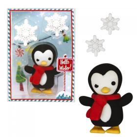 Gomma per Cancellare COLLEZIONE IDEA BOMBONIERA DOPO FESTA Pinguino  Fiocco neve