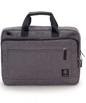 Borsa Ufficio INVICTA - GRIGIA - Porta PC fino a 15.6'' - Tracolla - Uomo Donna