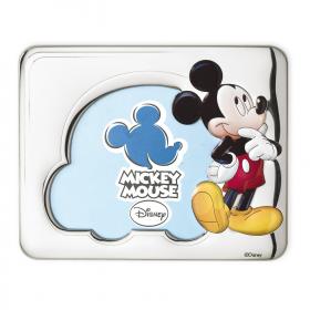 CORNICE PORTAFOTO in ARGENTO - DISNEY MICKEY Topolino b