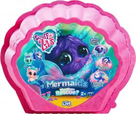 Little Live Pets Scruff-a-Luvs Mermaids-Confezione Singola, Colore Sirene