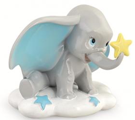 Bomboniera in Resina Lucida - DISNEY DUMBO Celeste 7,5 cm
