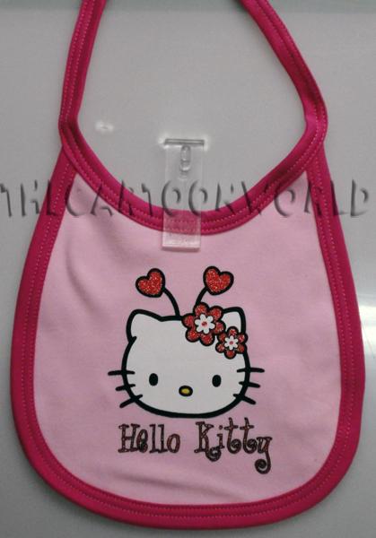 Bavaglio Bavetta Disney - SANRIO - HELLO KITTY - rosa