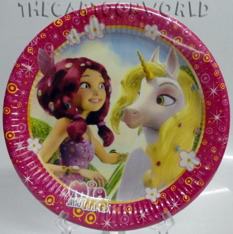 ADDOBBI Compleanno Festa Piatti DISNEY MIA AND ME - 23 cm