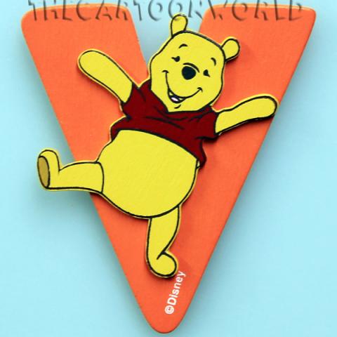Lettere in Legno Adesive DISNEY WINNIE THE POOH - V