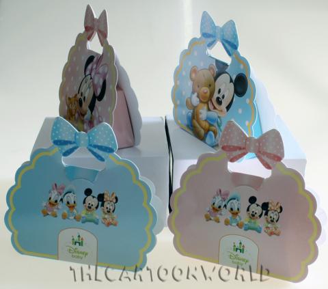 BOMBONIERA DISNEY Scatolina ASTUCCIO porta confetti TOPOLINO - MINNIE