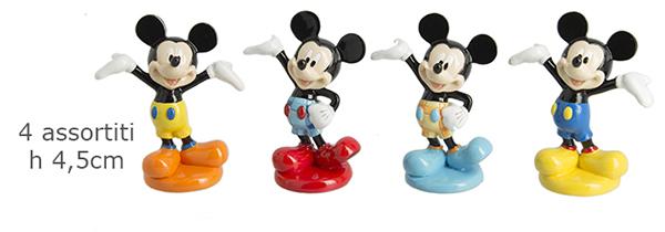 BOMBONIERA in RESINA Lucida DISNEY TOPOLINO MICKEY - Dimensioni 4,5 Cm