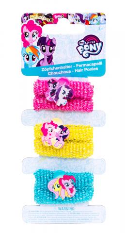 FERMACAPELLI FERMATRECCINE ELASTICI 4 pezzi - MY LITTLE PONY