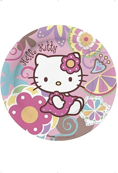 PIATTI PARTY HELLO KITTY 23CM