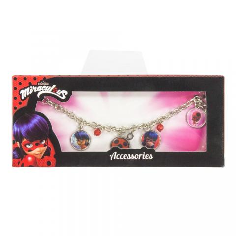 BRACCIALE Con PENDENTI CHARM - MIRACULOUS LADY BUG