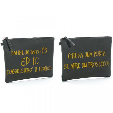 POCHETTE in ECOPELLE - SENSAZIONI FIRENZE