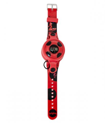 FANTASTICO OROLOGIO DA POLSO LCD CON YOYO RIMUOVIBILE MIRACULOUS LADYBUG