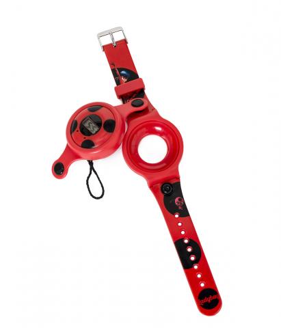 FANTASTICO OROLOGIO DA POLSO LCD CON YOYO RIMUOVIBILE MIRACULOUS LADYBUG