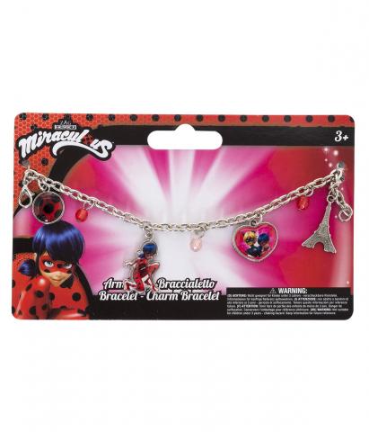 BRACCIALE Con PENDENTI CHARM - MIRACULOUS LADYBUG