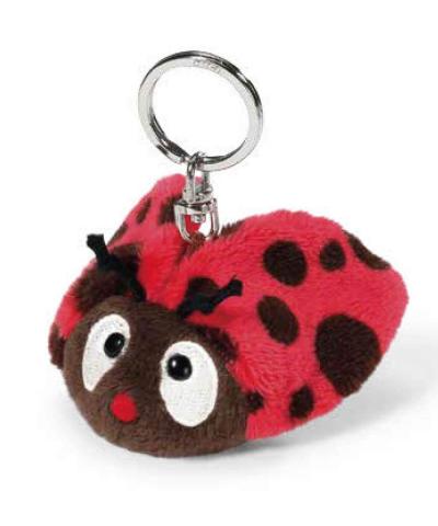PORTACHIAVE PELUCHE NICI COCCINELLA - 6 cm