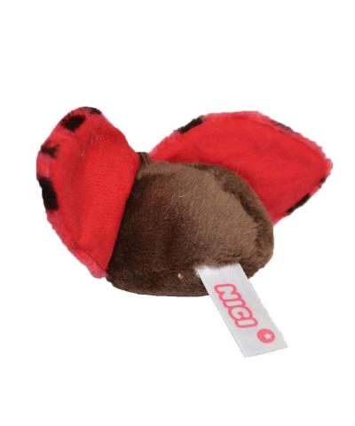 PORTACHIAVE PELUCHE NICI COCCINELLA - 6 cm