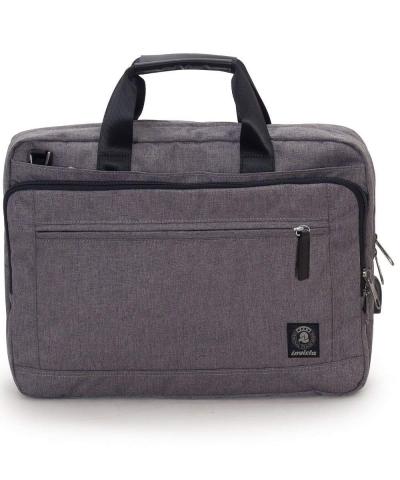 Borsa Ufficio INVICTA - GRIGIA - Porta PC fino a 15.6'' - Tracolla - Uomo Donna