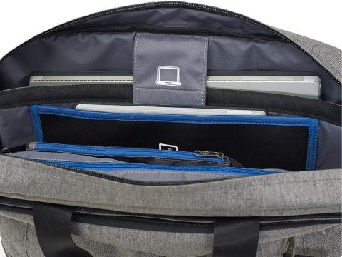 Borsa Ufficio INVICTA - GRIGIA - Porta PC fino a 15.6'' - Tracolla - Uomo Donna