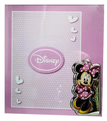 CORNICE PORTAFOTO in Plexiglass e ARGENTO - DISNEY MINNIE a