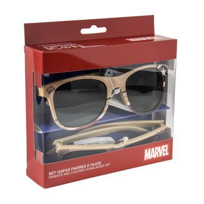 2 Paia di Occhiali da SOLE per Adulti e bimbo - MARVEL Capitan America
