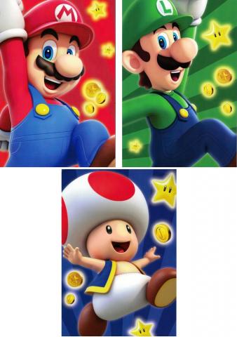 5 Quadernoni Quaderni maxi A/4 - SUPER MARIO BROS - Rigatura B