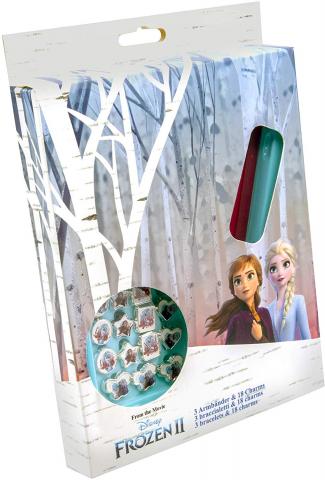 Fantastico set 3 BRACCIALI con 18 accessori Disney - FROZEN 2 - Elsa e ANNA