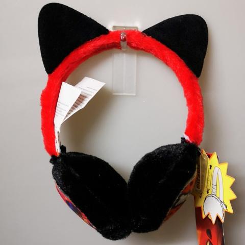 Paraorecchie Scalda orecchie MIRACULOUS LADY BUG E CHAT NOIR a