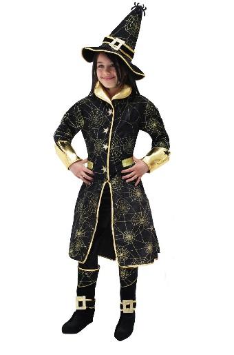 VESTITO COSTUME Maschera di CARNEVALE / HALLOWEEN Bambina - STREGA DELLE STELLE
