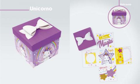 Skatush Explosion Box - Scatola Auguri / Regalo con Coperchio – BUON COMPLEANNO UNICORNO