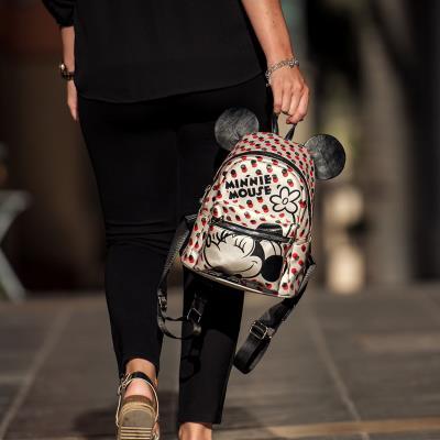 BORSA ZAINO CASUAL MODA SIMILICUIR in ECOPELLE - Disney MINNIE
