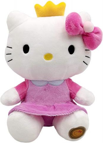 Peluche SANRIO HELLO KITTY Principessa 24 cm con SCATOLINA