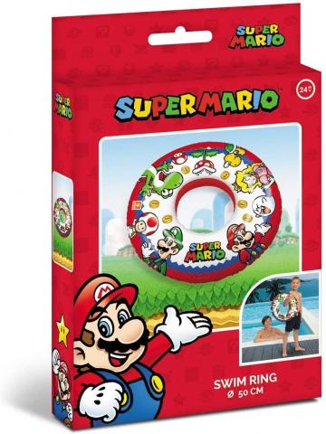 Salvagente Ciambella Gonfiabile-Anello di Nuoto Salvagente - Super Mario