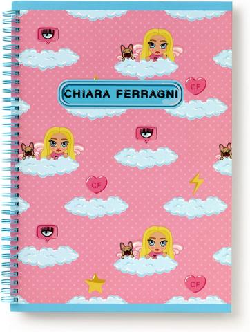 4 Quaderni Skip Pigna Maxi Chiara Ferragni, Formato A4