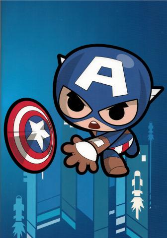 5 Quadernoni Quaderni maxi A/4 - AVENGERS - Rigatura 10mm