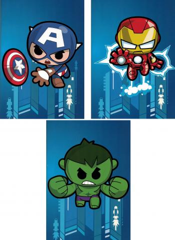 5 Quadernoni Quaderni maxi A/4 - AVENGERS - Rigatura 10mm