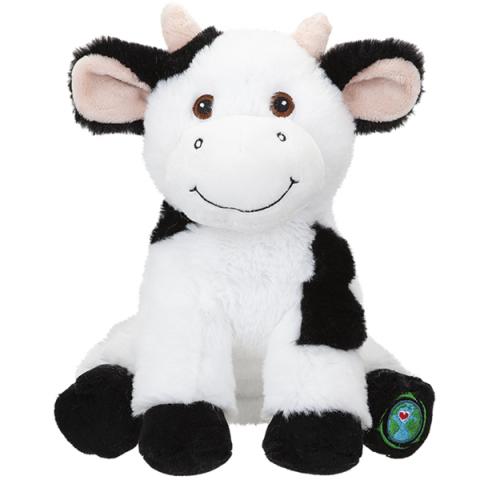 PELUCHE Ecologico YOUR PLANET - MUCCA - 25 cm