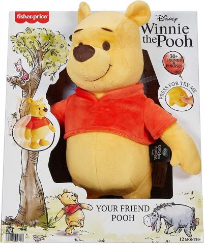 PELUCHE Disney - Winnie the Pooh pupazzo soffice che canta e cammina 30,4 cm