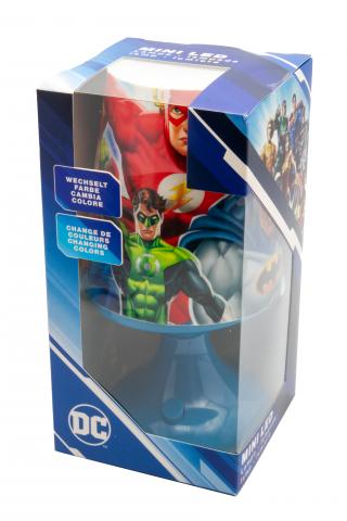 LAMPADA a LED BATMAN - FLASCH - SUPERMAN - con Batteria e Pulsante On/Off