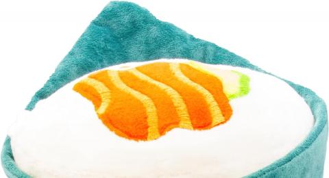 Peluche sushi Temaki con salmone in peluche 34 cm