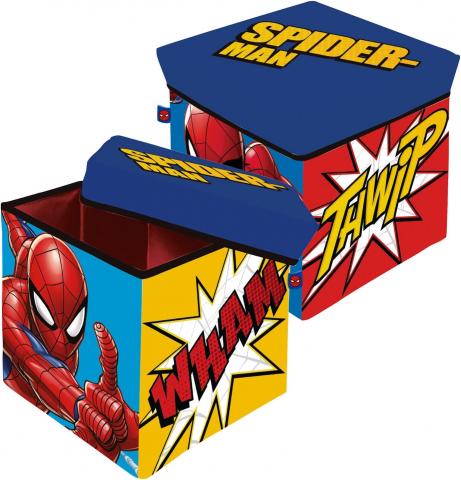 Pouf Seggiolino Contenitore con Cuscino MARVEL SPIDERMAN
