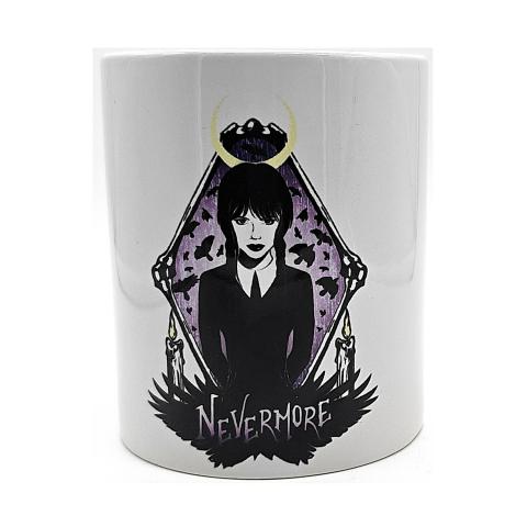 TAZZA CERAMICA con Scatola MERCOLEDI' ADDAMS - Nevermore