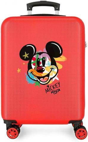 TROLLEY RIGIDO DA VIAGGIO Valigia DISNEY TOPOLINO a- cm 55x38x20 bagaglio a mano