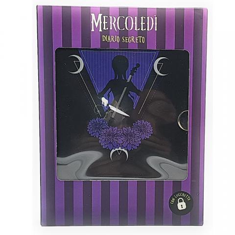 DIARIO SEGRETO con Lucchetto e Chiave MERCOLEDI' ADDAMS nevermore