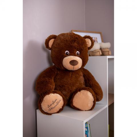 Peluche gigante ORSO - 70 cm di altezza - Made in France